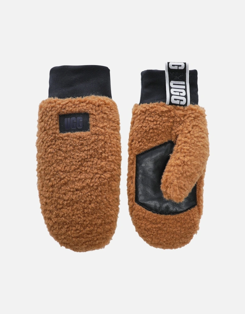 UGGfluff Mitten With Logo Tape