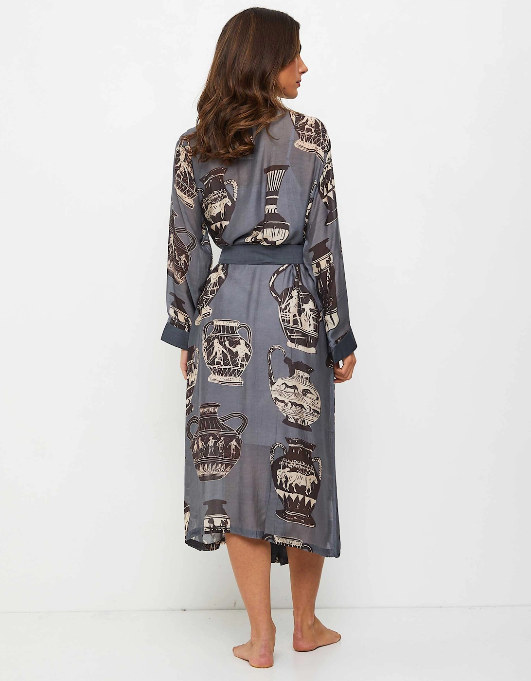 Pots Charcoal Gown