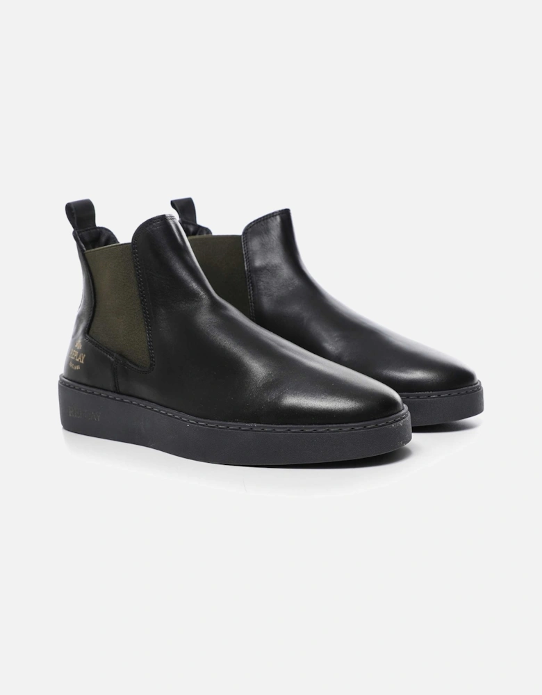 Leather Frank Chelsea Boots