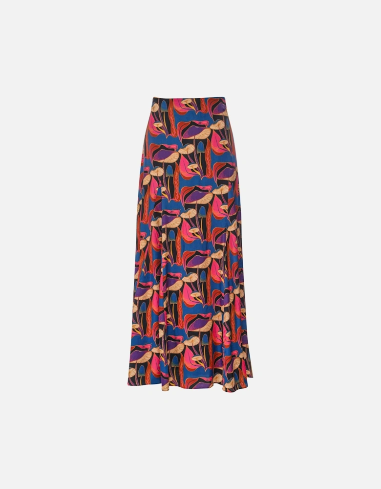 Wild Mushrooms Maxi Skirt