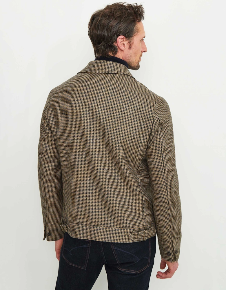 Virgin Wool Houndstooth Jacket