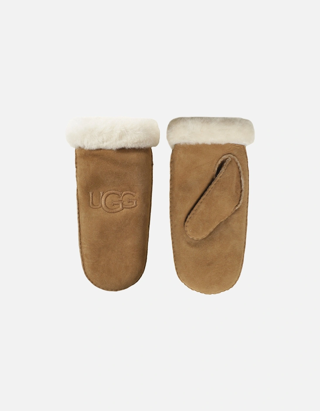 Sheepskin Embroidered Mittens