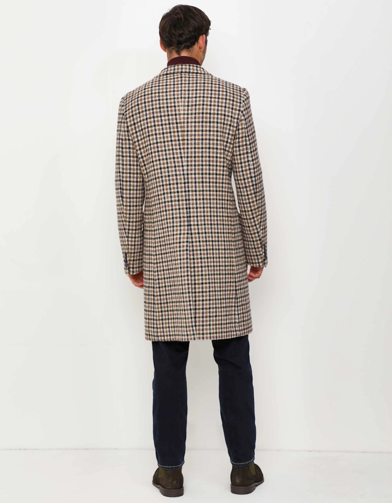 Wool Check Coat