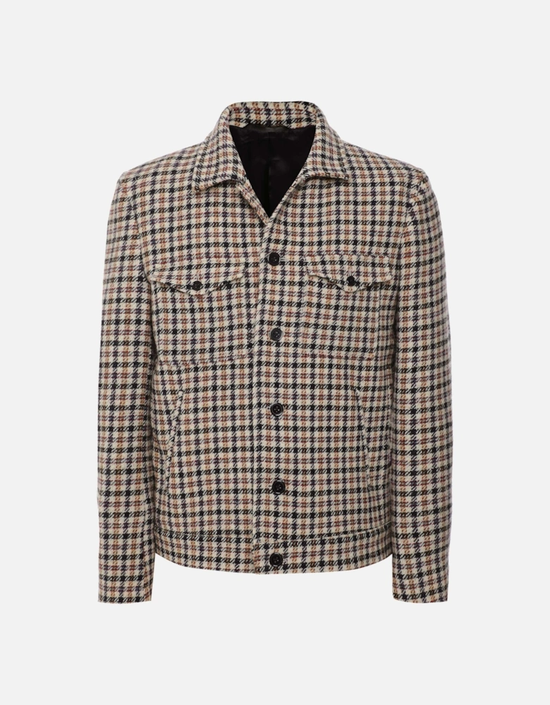 Wool Check Jacket