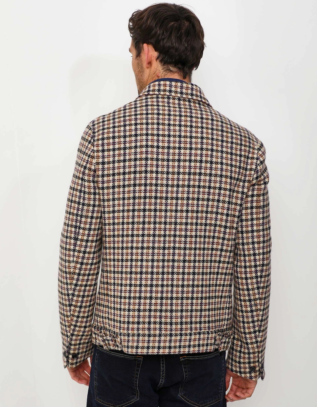 Wool Check Jacket