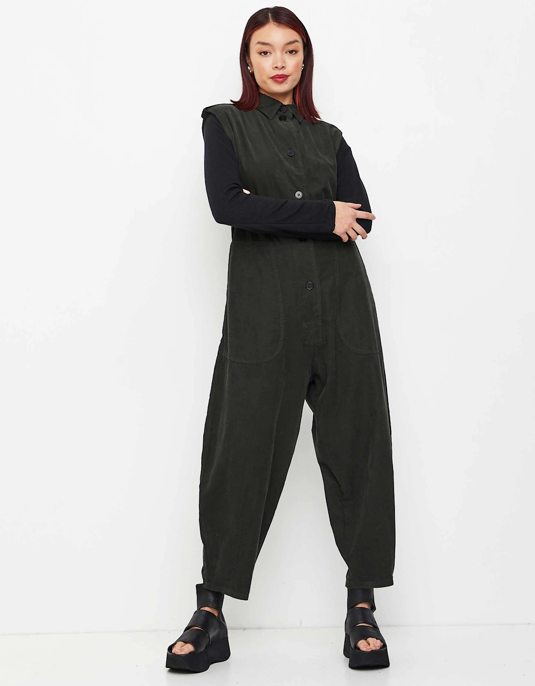 Needlecord Jumpsuit