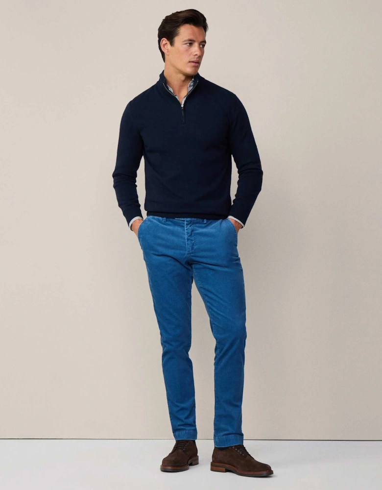 Merino Cashmere Half-Zip Jumper