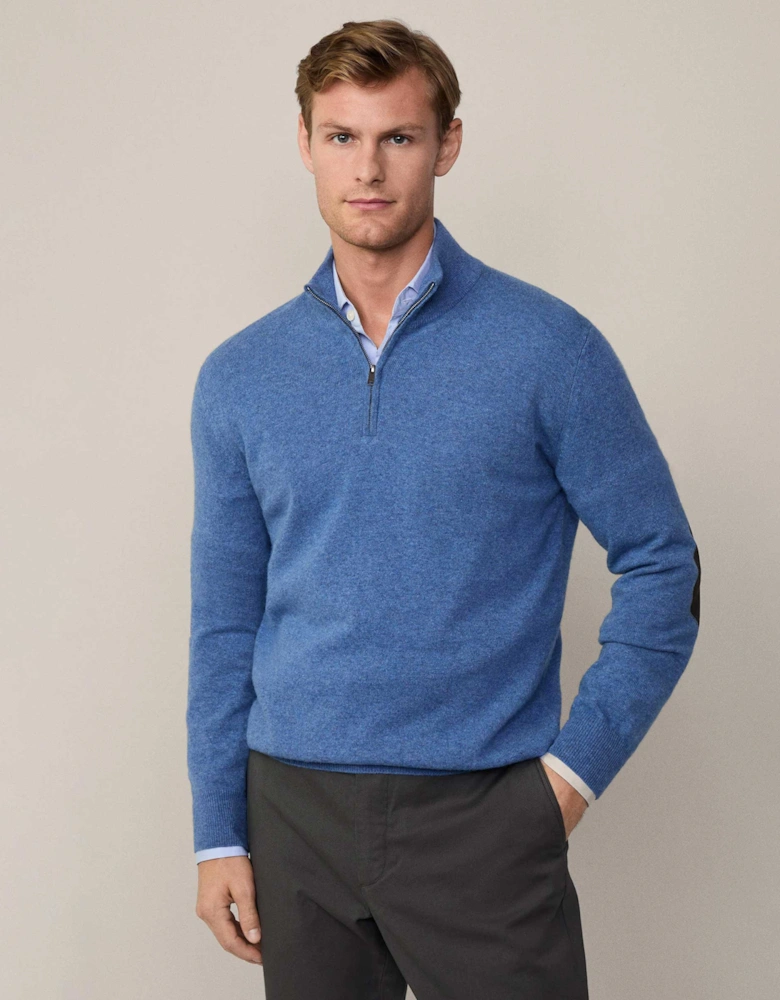 Merino Cashmere Half-Zip Jumper