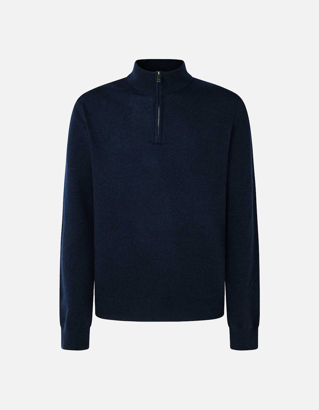 Merino Cashmere Half-Zip Jumper, 7 of 6