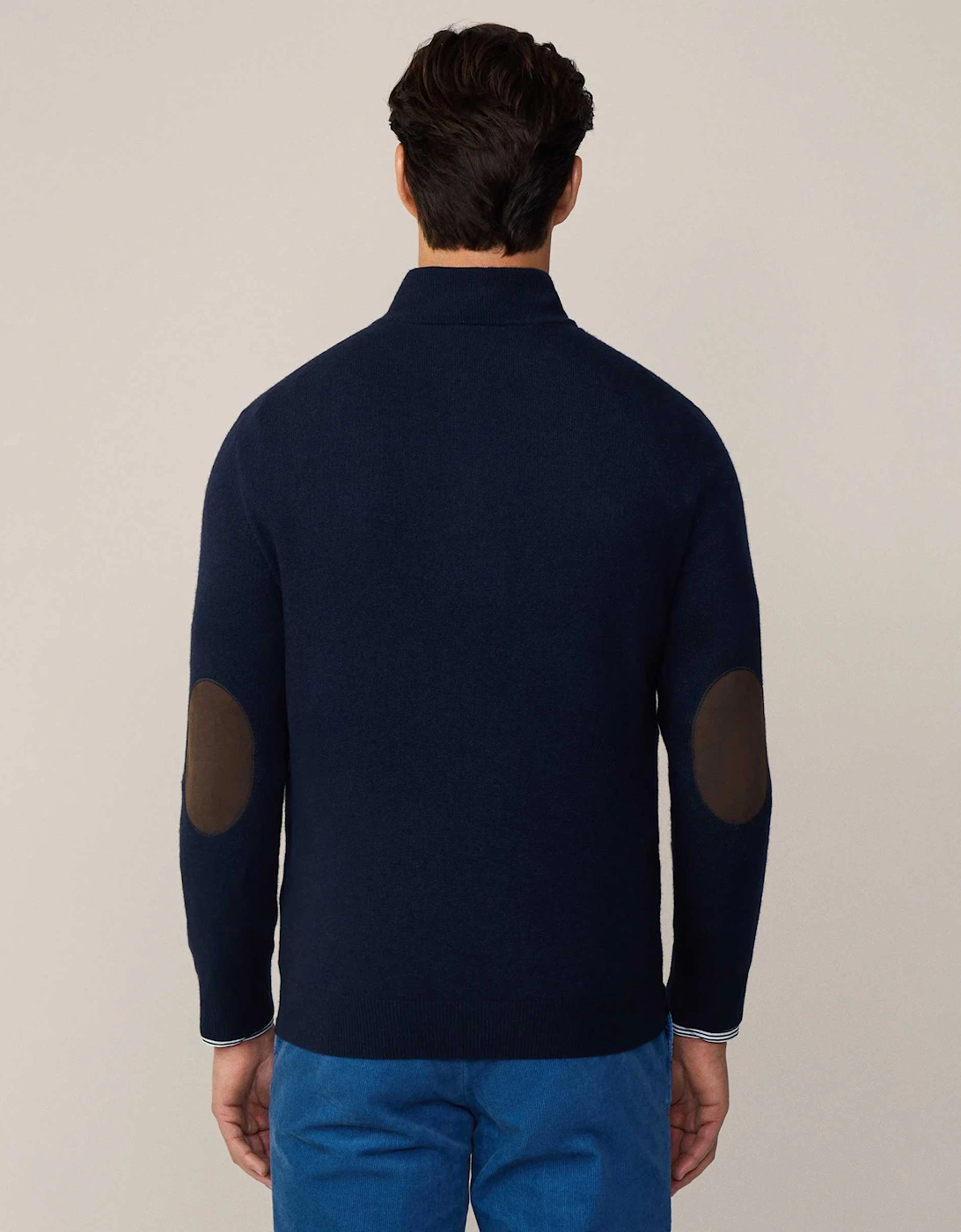 Merino Cashmere Half-Zip Jumper