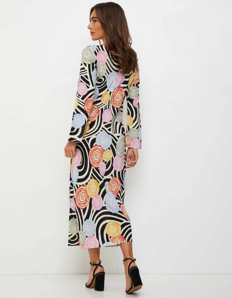 Alondra Silk Midi Dress