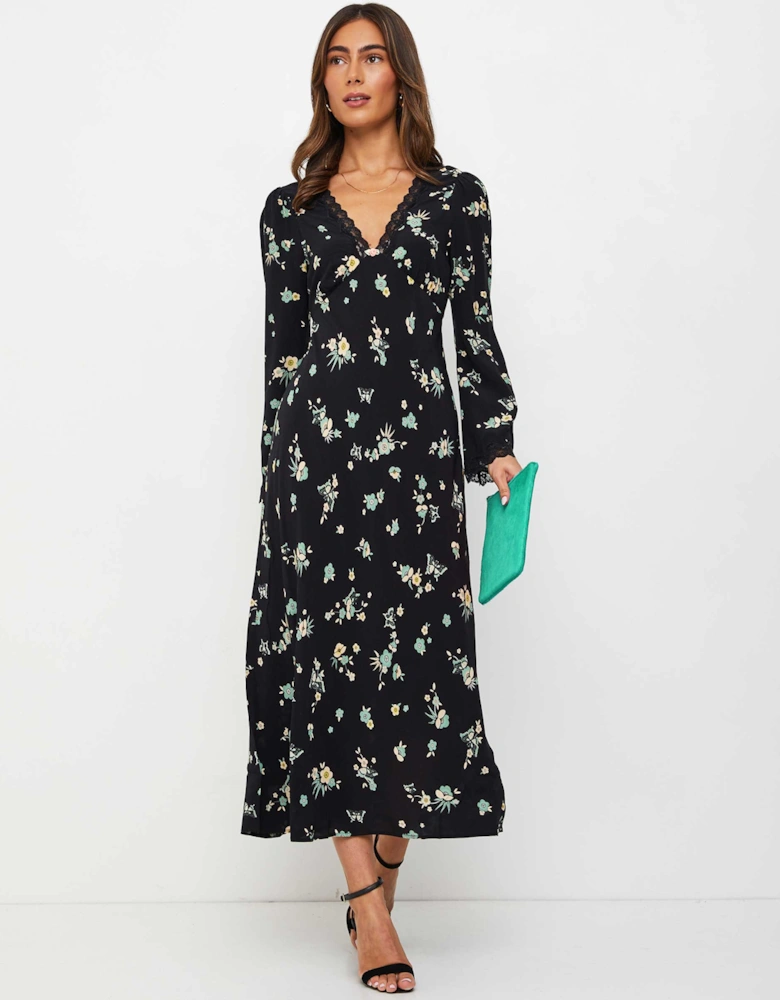 Floral Blair Midi Dress