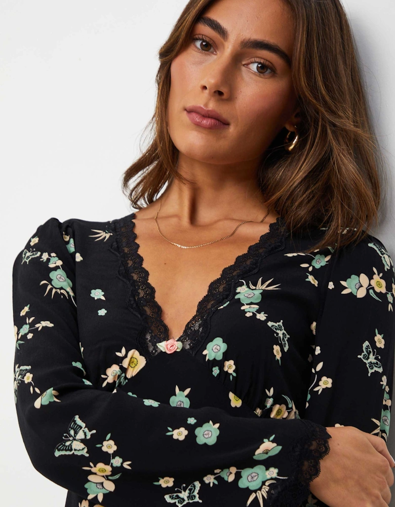 Floral Blair Midi Dress