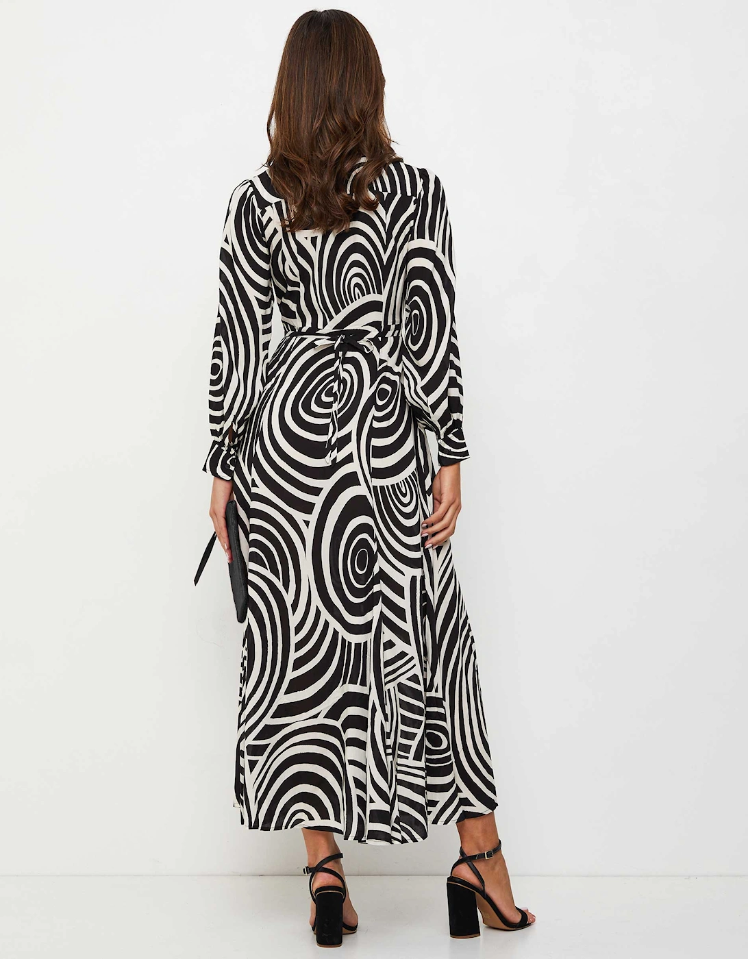 Maddison Whirlpool Print Shirt Dress