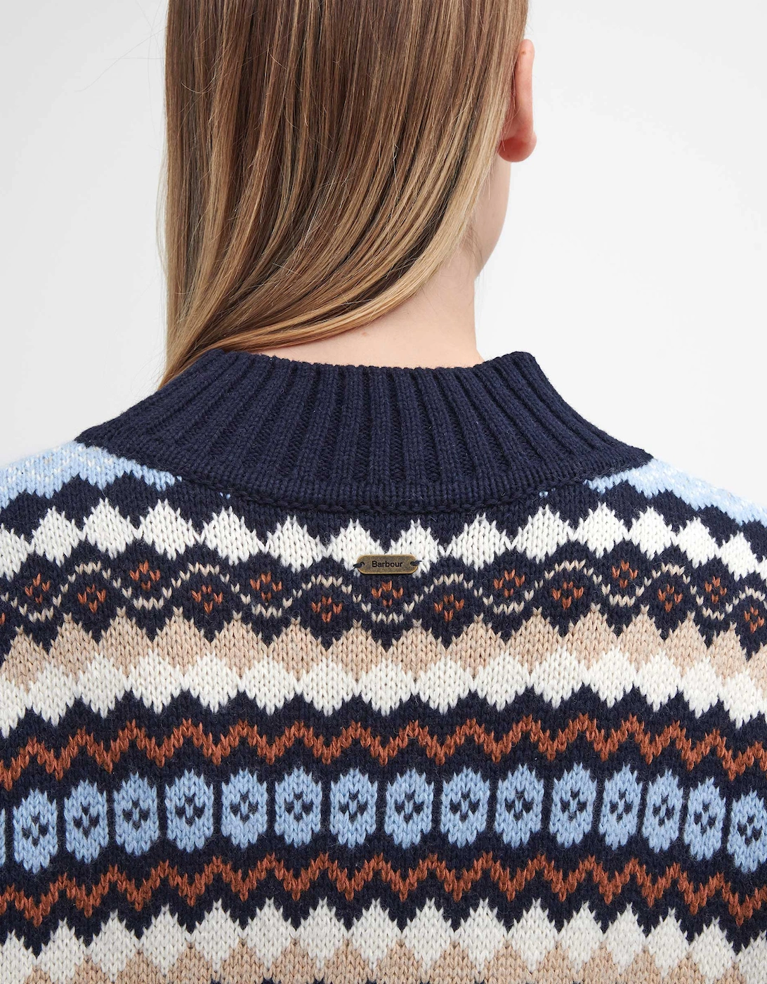 Larisa Fair Isle High-Neck Jumper