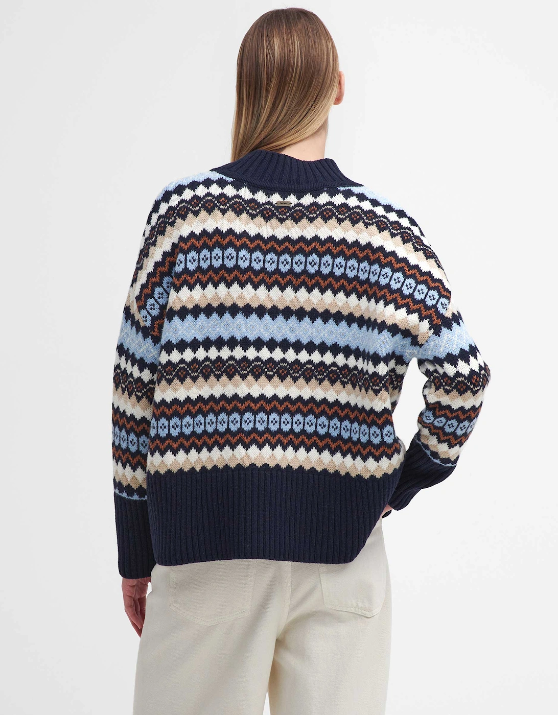 Larisa Fair Isle High-Neck Jumper