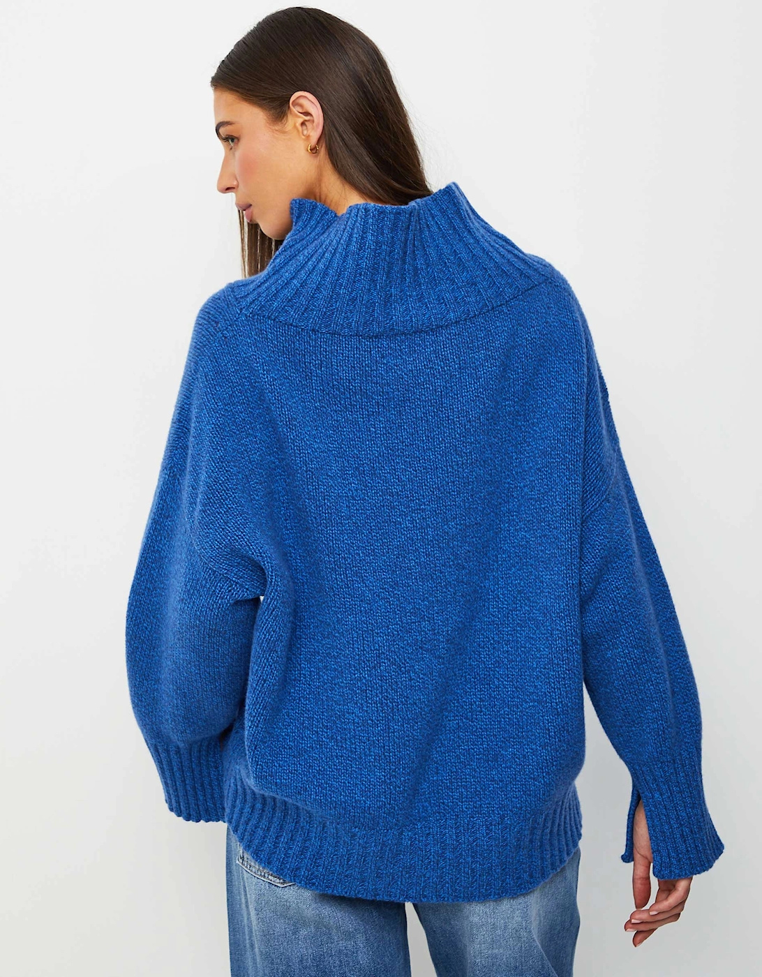 Merino Cashmere High Neck Jumper