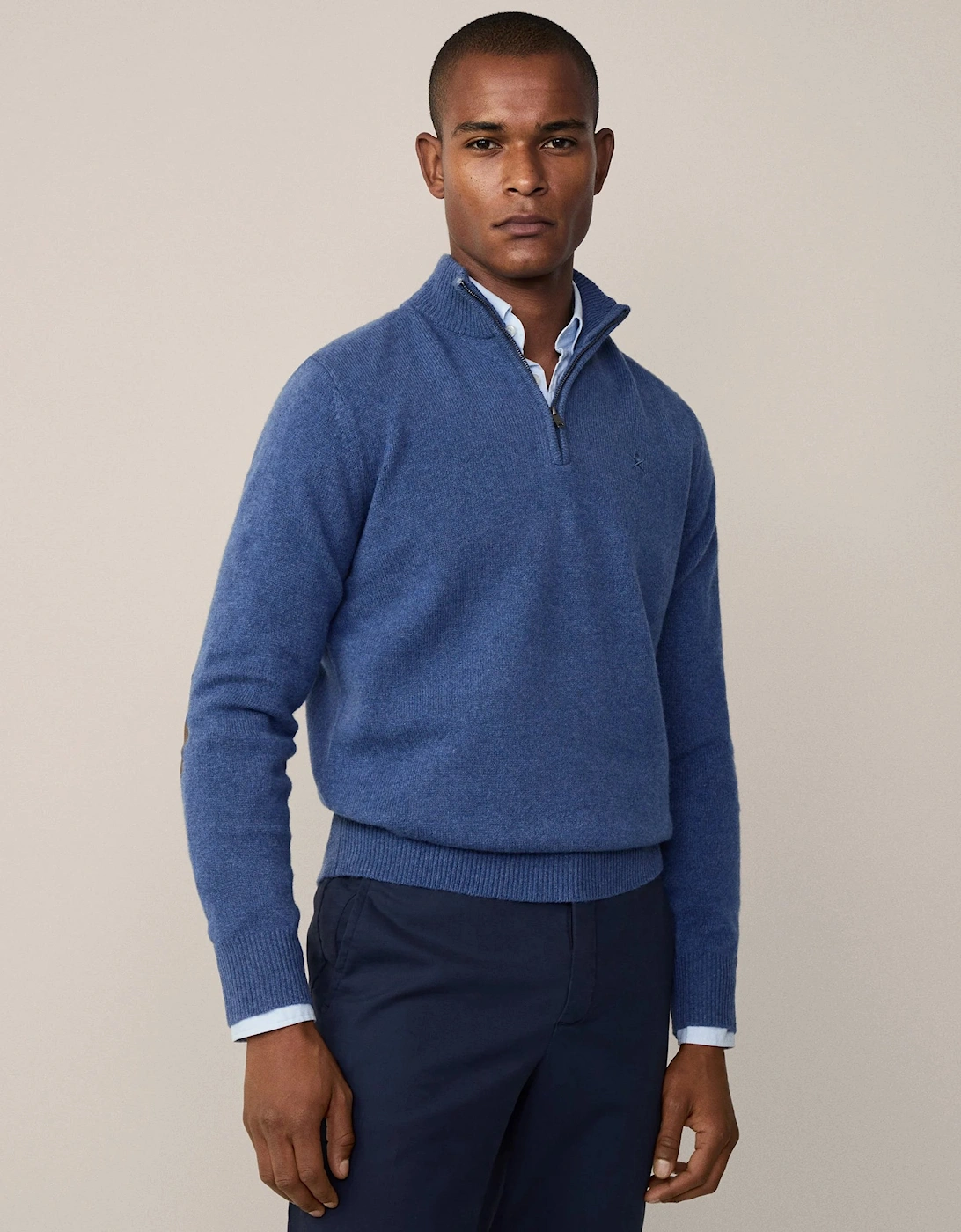 Lambswool Half-Zip Jumper