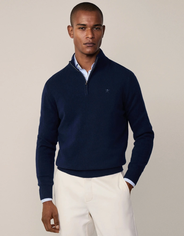 Lambswool Half-Zip Jumper