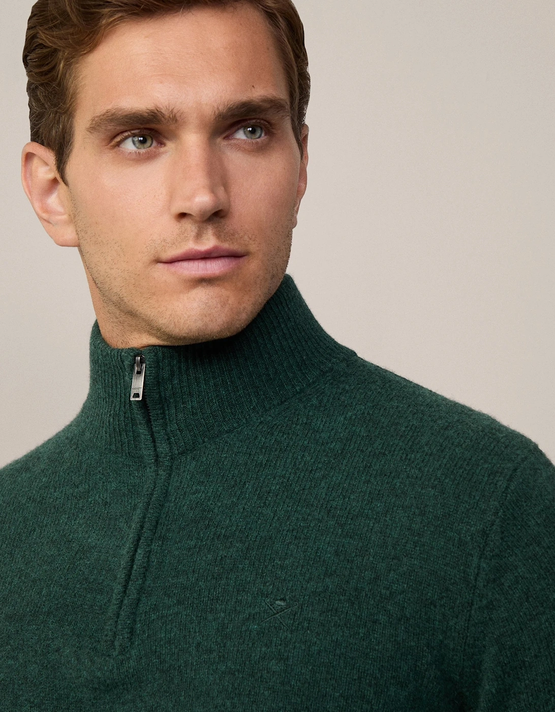 Lambswool Half-Zip Jumper