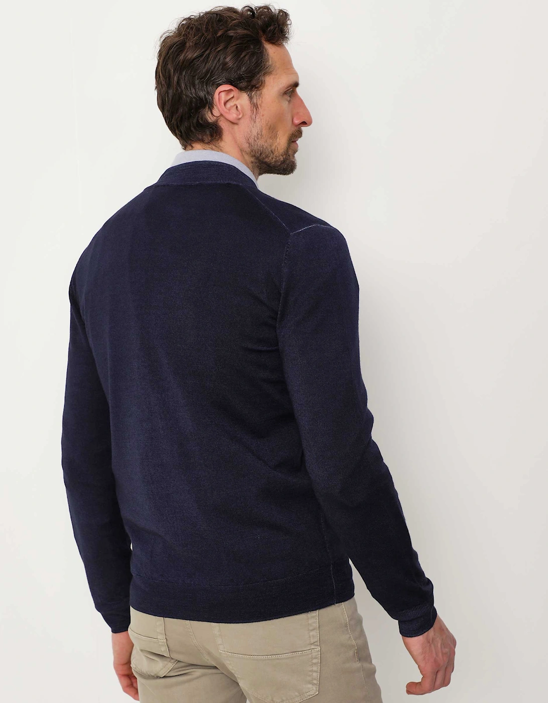 Merino Zip Cardigan