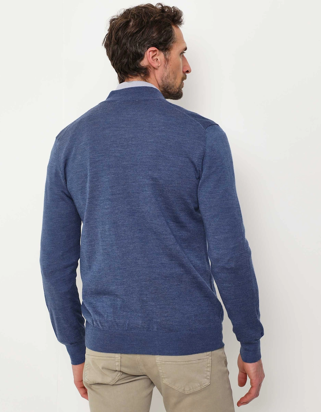 Merino Zip Cardigan