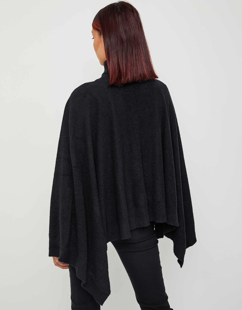 Drape Knit Poncho