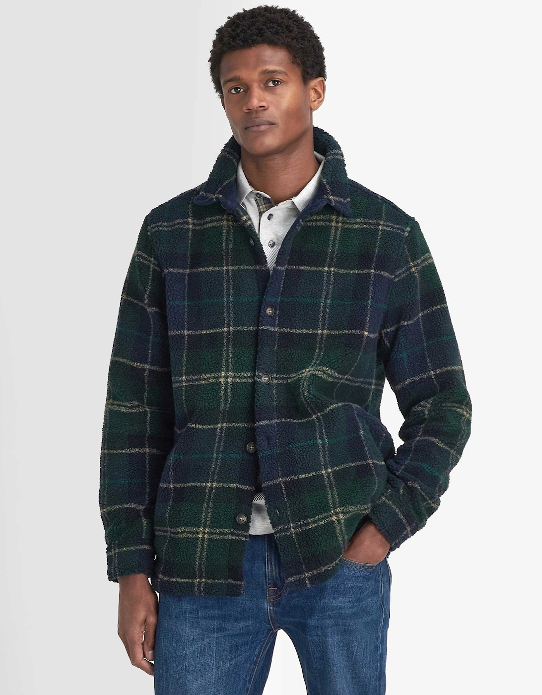 Tartan Bryson Fleece Overshirt