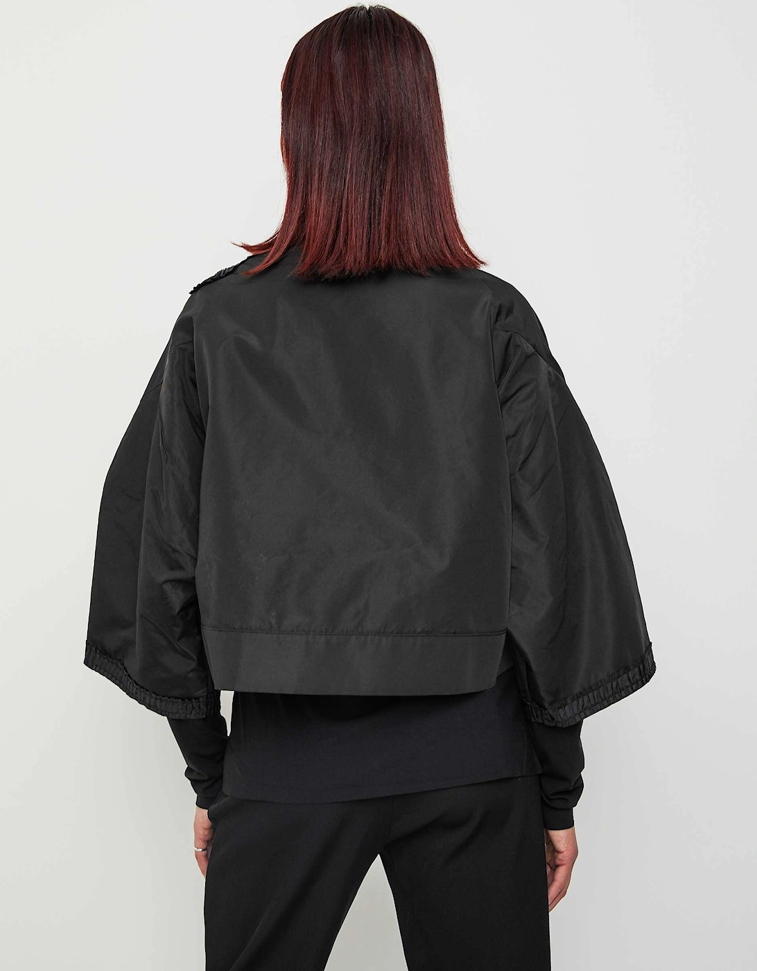 Pleated Circle Motif Jacket