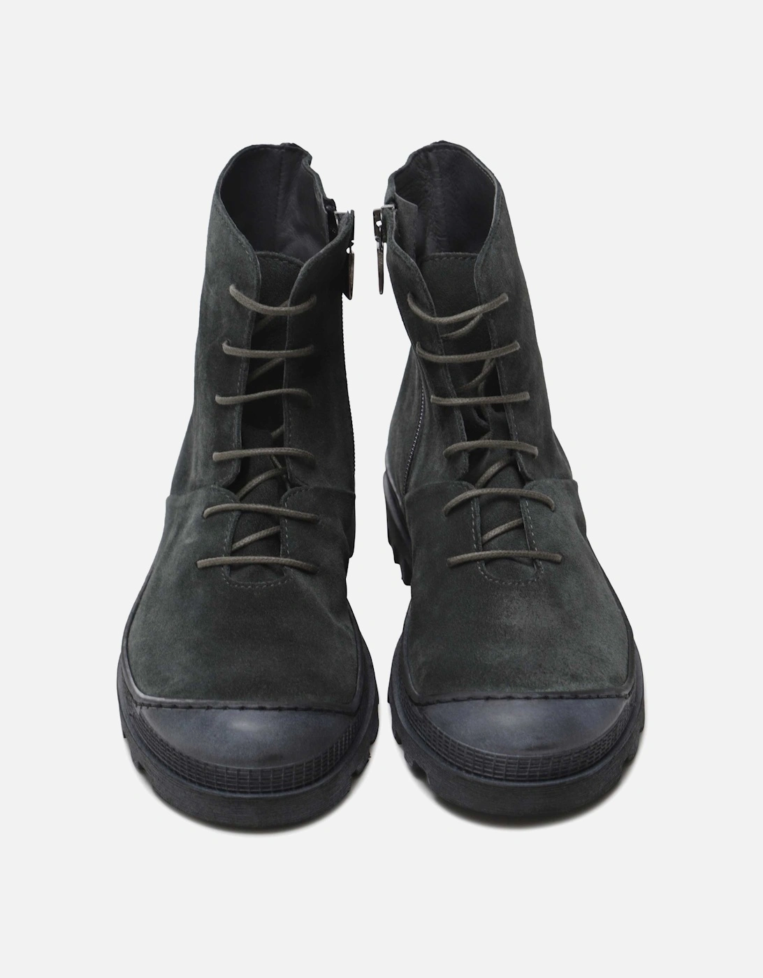 Lace Up Leather Boots