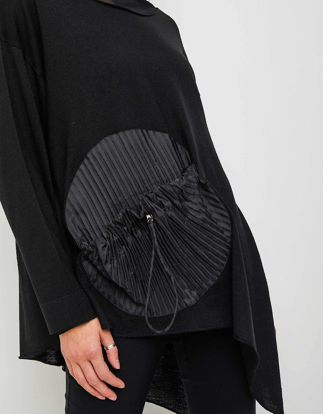 Pleated Pocket Jumper