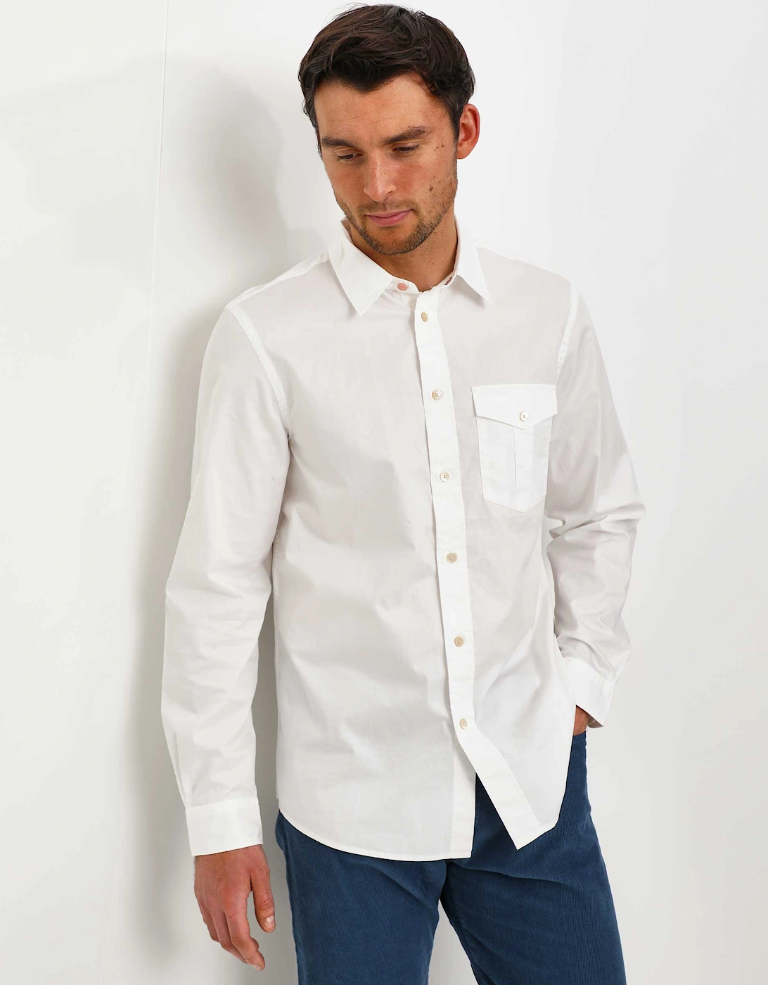 Regular Fit Pocket Shirt