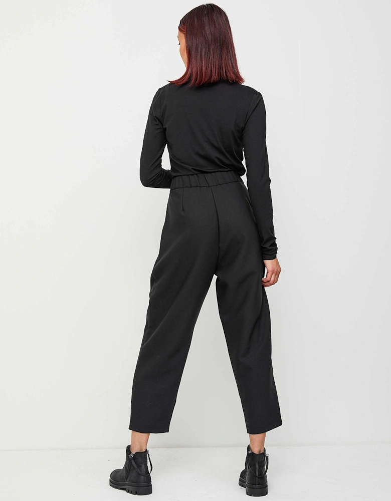 Asymmetric Drape Trousers