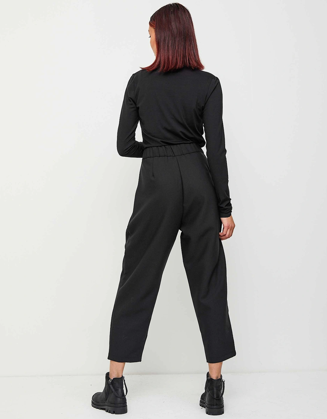 Asymmetric Drape Trousers