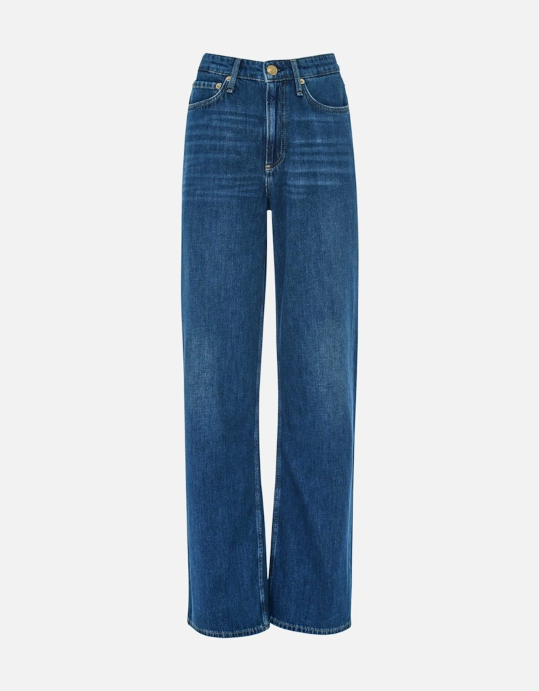 The Logan Mid-Rise Wide Leg Jeans