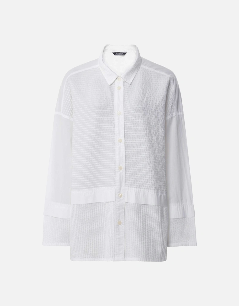 Cotton Lawn Pintuck Detail Shirt