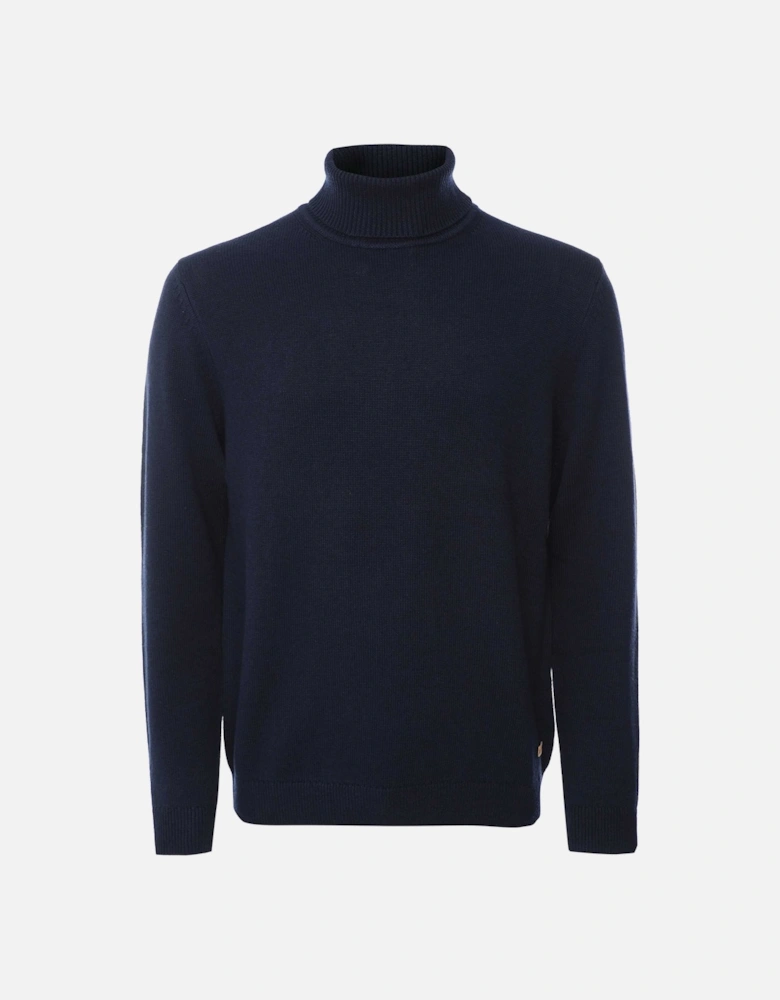 Wool Cotton Roll Neck Rocco Jumper