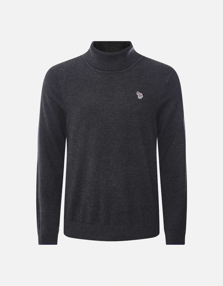Roll Neck Zebra Jumper