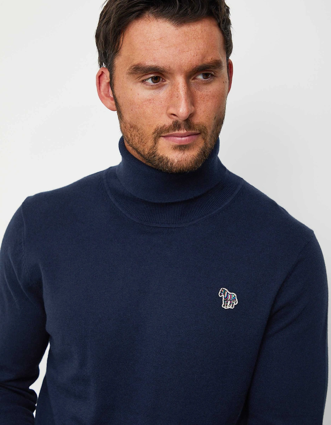 Roll Neck Zebra Jumper