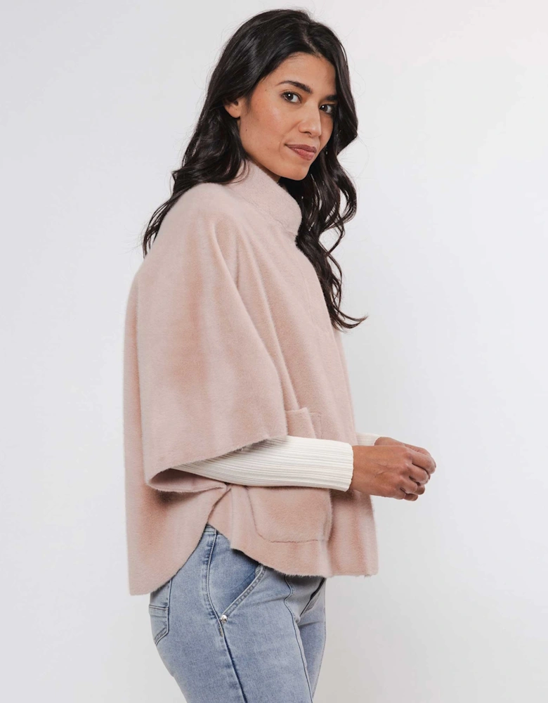 Dewi Faux Fur Cape