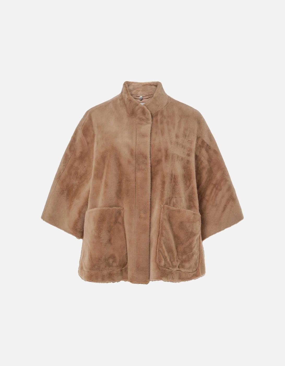 Dewi Faux Fur Cape, 6 of 5