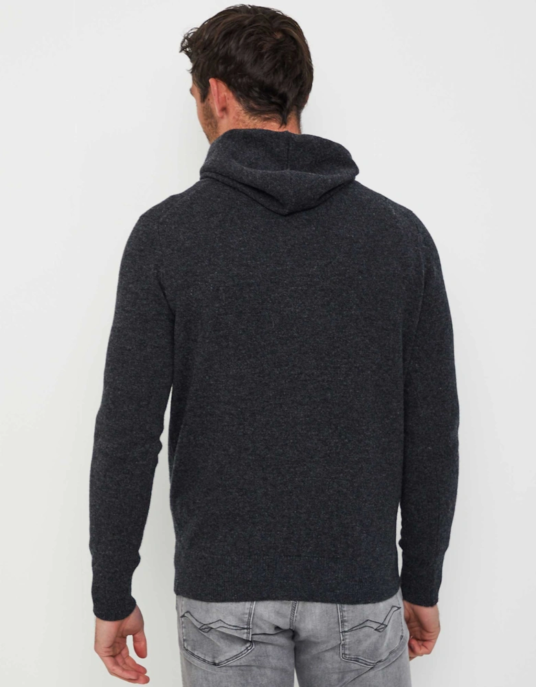 Lambswool Hooded Jumper