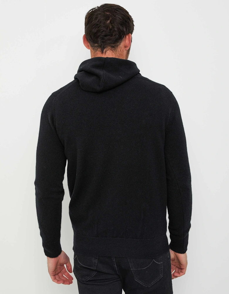 Lambswool Hooded Jumper