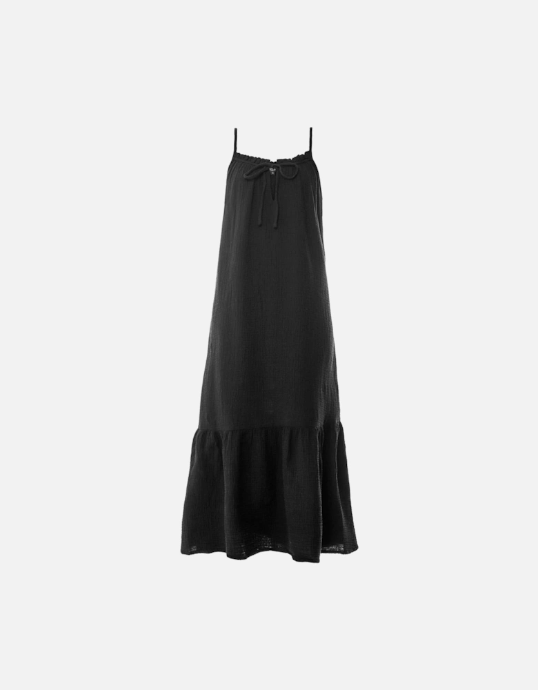 Black Gauze Marseille Dress