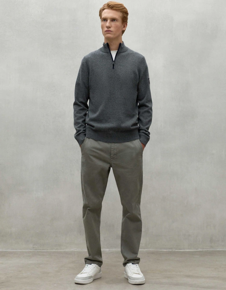 Half-Zip Larch Jumper