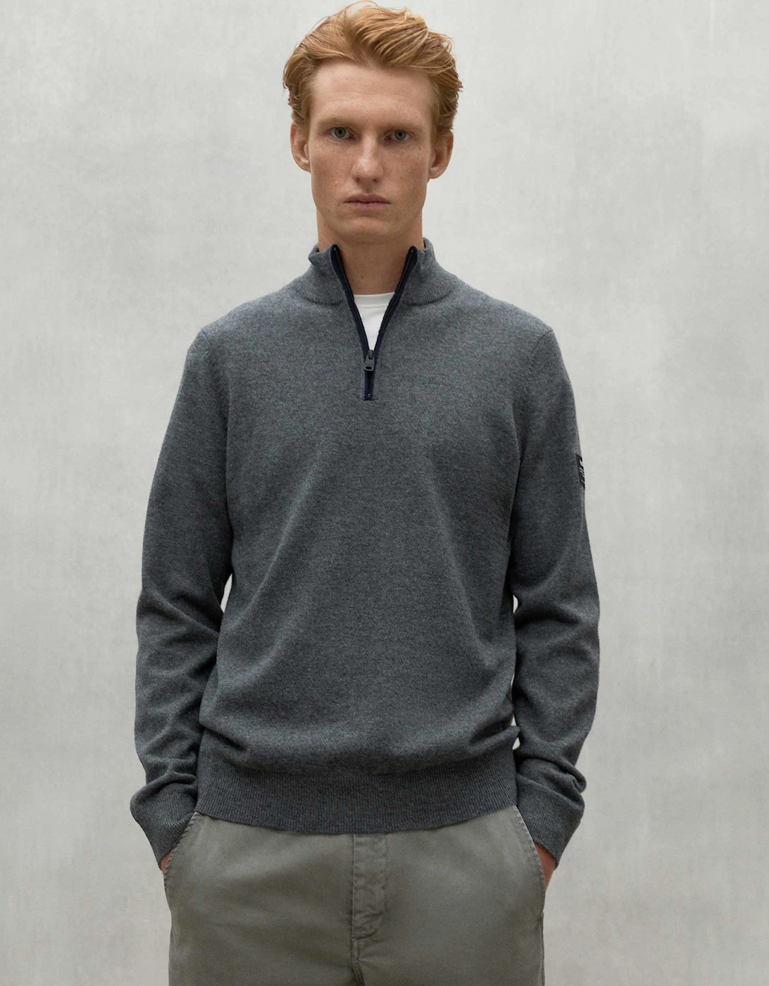 Half-Zip Larch Jumper