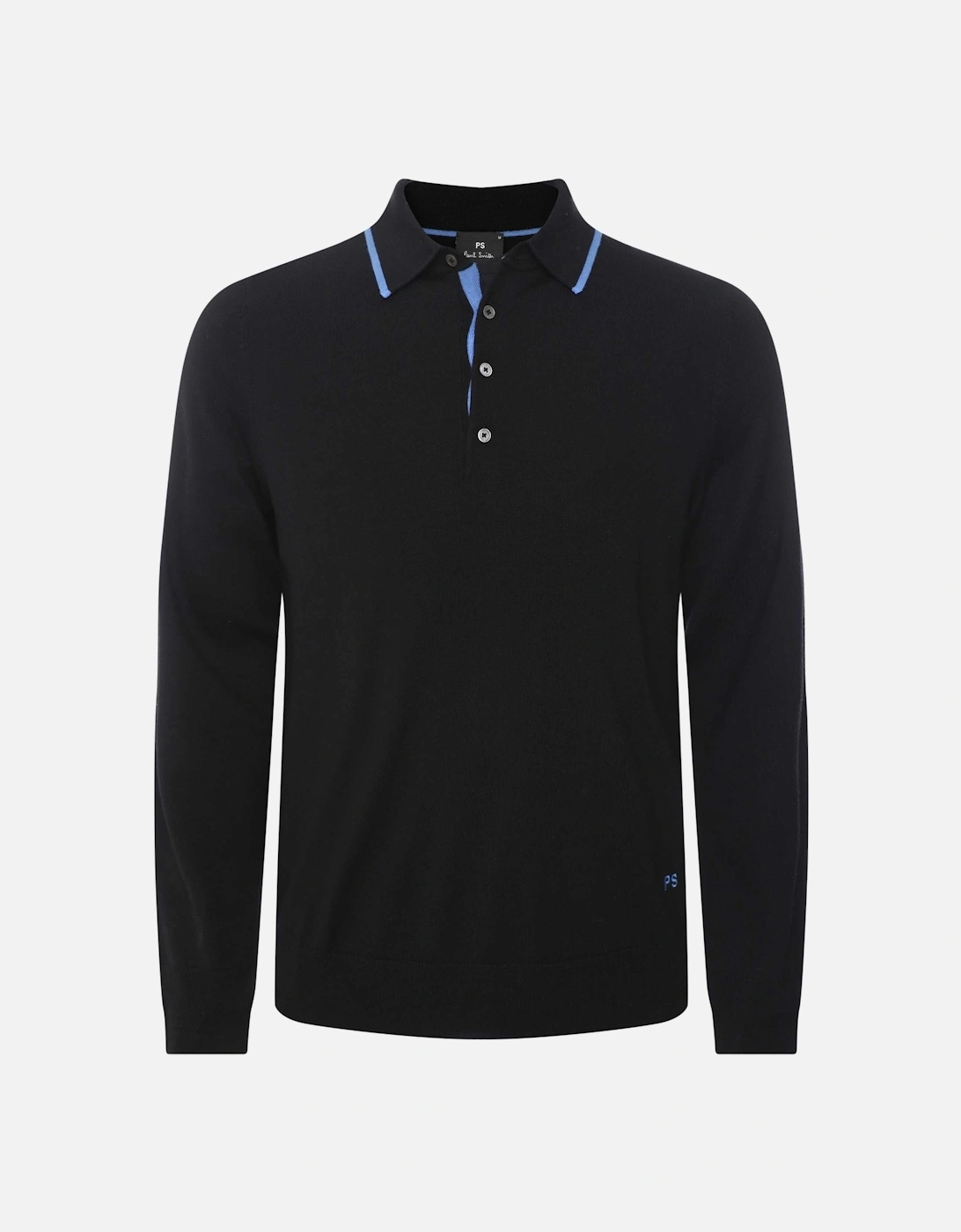 Merino Long Sleeve Polo Shirt, 5 of 4