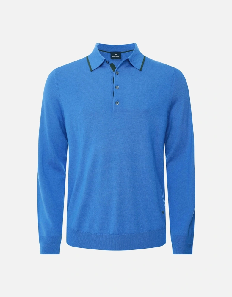 Merino Long Sleeve Polo Shirt