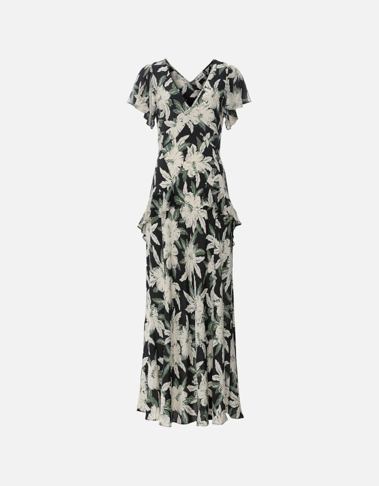 Evie Silk Midi Dress