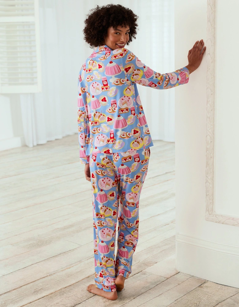 Dessert Print Long Pyjama Set